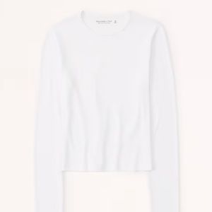 NWT Abercrombie Long-Sleeve Featherweight Rib Top